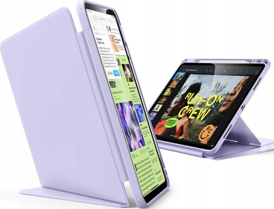 Футрола за таблет ESR Flip Hybrid за iPad Air 13 2024 2025, генерација 1 и 2, со држач за Apple Pencil, црна