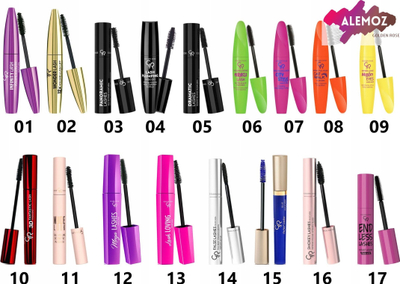 Maskarë Golden Rose Endless Lashes, super e zezë, për volum edhe gjatësi, 13 ml