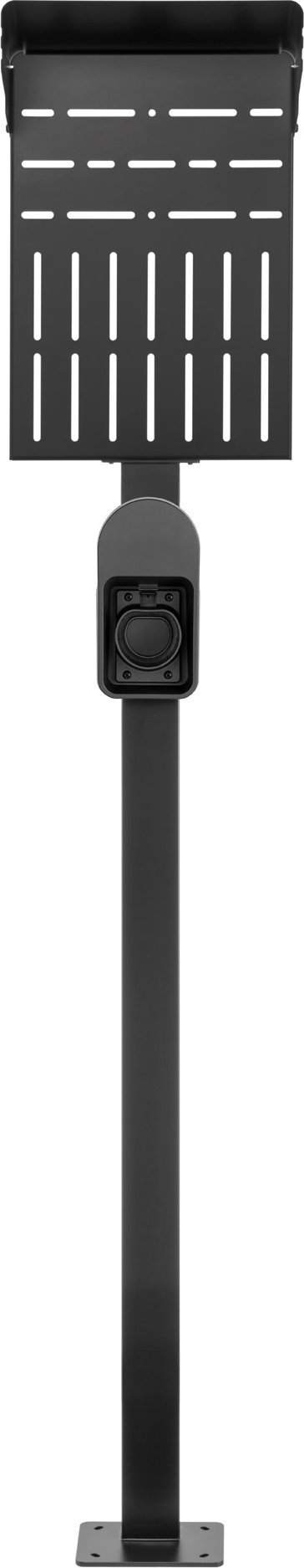 Stendë për wallbox InLine Universal, mbajtës kabllo karikimi, e zezë