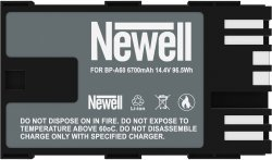 Bateri për kamerë Newell BP-A60, 6700mAh, 14.4V, e zezë