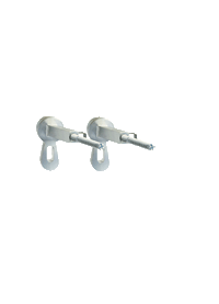 Држач за монтажа на ѕид Grohe (3855800M), бел