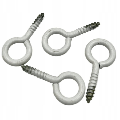Grep me vidhosje me unazë të bardhë, 20x10x3.3mm, i bardhë