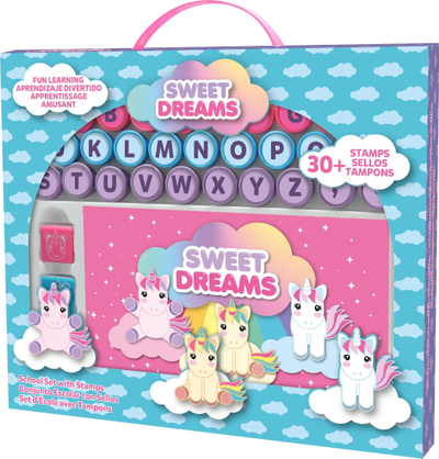 Set vula alfabeti Sweet Dreams Unicorn KL11223, 30 copë, për fëmijë, shumëngjyrësh