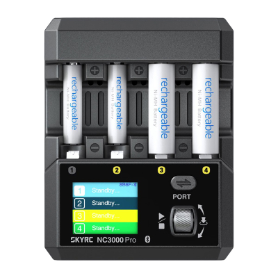 Karikues baterish SKYRC NC3000 Pro, AA AAA NiMH NiCd, USB C, i zi