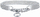 Qafore metalike për qen Chaba METAL COLLAR 3/3/70, zinxhir trefish çelik, choke collar, metalike
