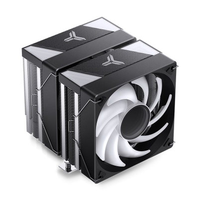 Ftohës CPU Jonsbo CR-3000, dual tower, 2x 120mm ARGB, i zi