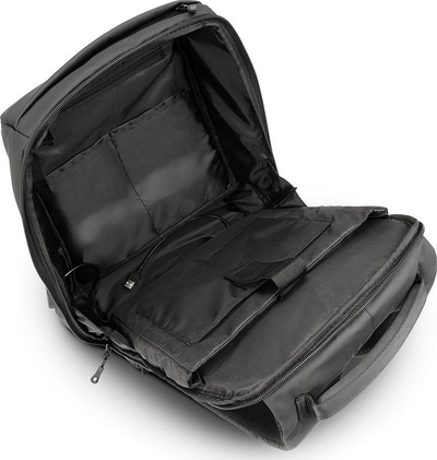 Çantë shpine Sharkoon Backpack, poliester i qëndrueshëm, shumë ndarje, e zezë