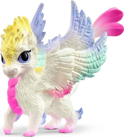 Figurë lodër Schleich BAYALA Rainbow Baby Dragon 70825, dragua bebe, shumëngjyrësh