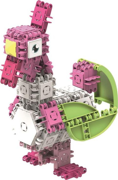 Lodër ndërtimi Clicformers Blossom Set, 150 copa, 4+ vjeç, me plot ngjyra