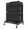 Set kutish veglash Qbrick System One Workshop Drawers, 6 pjesë, me rrota, i zi me të kuqe