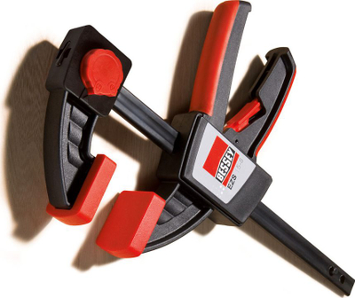 Klemë universale Bessey EZS30-8, hapje 300 mm, thellësi 80 mm, e zezë me të kuqe
