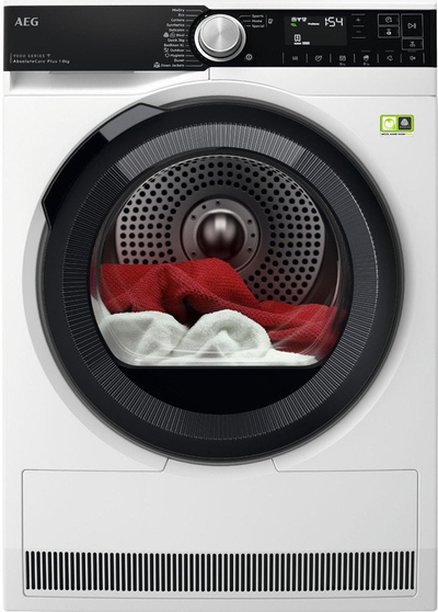 Tharëse rrobash AEG TR9586CE Serie 9000 AbsoluteCare Plus, 8 kg, 60 cm, e bardhë