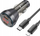 Karikues makine HOCO E73, 2x Type C 30W QC, ekran dixhital PD, transparent i zi