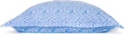 Puf BEANBAG FUZZY, 300L, 140 x 180 cm, blu e hapur