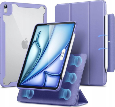 Заштитна футрола за таблет ESR Rebound, за iPad Air 11\"/10.9\", со држач за Пенкало, виолетова
