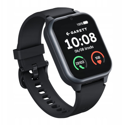 Orë inteligjente Garett Vita 4G, ekran 1.83", GPS, e zezë