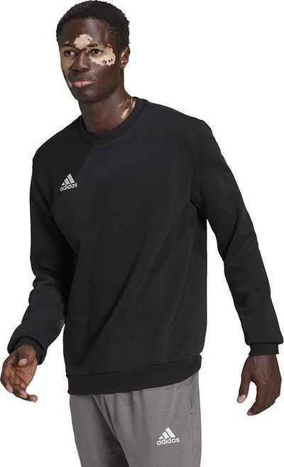 Bluzë sportive adidas Entrada 22 Sweatshirt Top për burra, me mëngë të gjata, e zezë