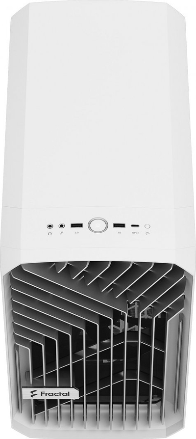 Kasë Fractal Design Torrent Nano, e bardhë TG Clear Tint, Micro Tower