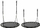 Luhatëse rrumbullake Raven Nest Swing 100 cm, kapacitet 100 kg, e zezë