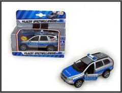 Makina lodër policie HIPO Volvo XC90 HKG063, metal, me dritë edhe zë, blu
