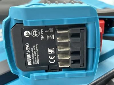 Kapse pa kabllo Novus J-550 031-0364, 6–14 mm, 18V, me bateri dhe karikues