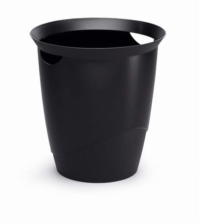 Kosh mbeturinash Durable Trend 16L, plastikë, i zi