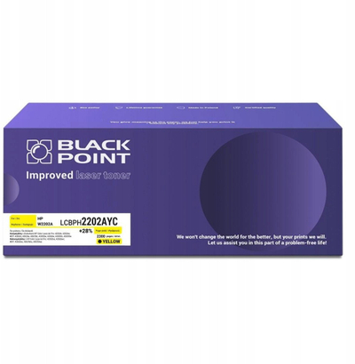 Toneri i verdhë Black Point LCBPH2202AYC, në vend të HP W2202A, për rreth 2300 faqe