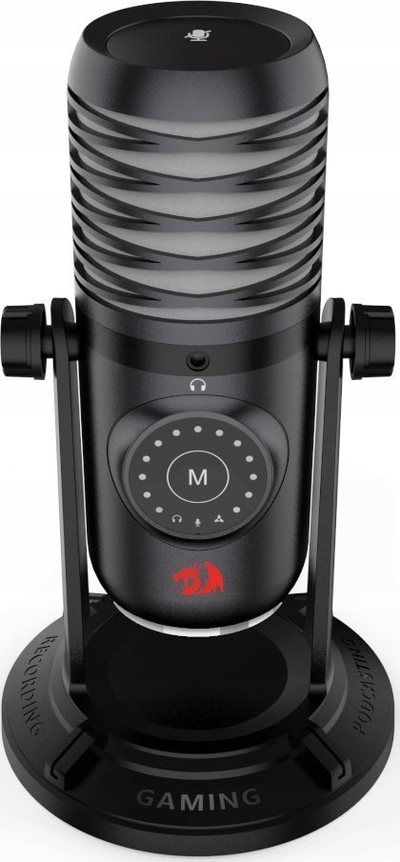 Mикрофон Redragon GM306, RGB, со повеќе насоки на снимање, црн