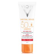 Krem mbrojtës ndaj diellit Vichy Capital Soleil Anti‑Ageing 3‑in‑1 Antioxidant Care SPF 50, 50ml