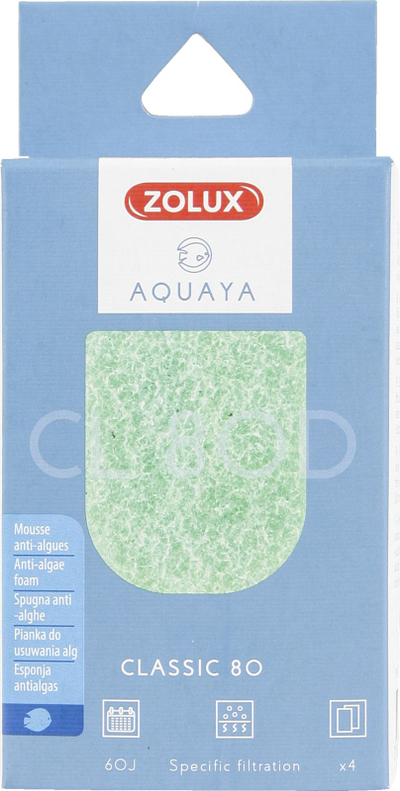 Filtër fosfatesh për akuarium Zolux Aquaya Phosphate Insert Classic 80