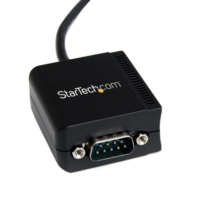 Adapter kabllo USB në RS232 StarTech ICUSB2321FIS, 1 port, me izolim optik, ngjyrë e zezë