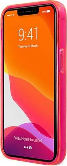 Заштитна маска за телефон Karl Lagerfeld Choupette Head за iPhone 13 Pro, TPU, флуо розова