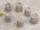 Set me fuçi druri Juweela Old Wooden Barrels, 6 copë, ngjyrë e errët
