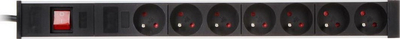Prizë rryme për rack Delta PD-7K, 19\", 7x CEE 7/5, 1U