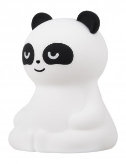 Lampë nate Redleaf Silly Panda, silikon, LED RGB, e bardhë