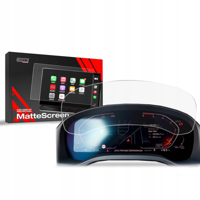 Folie mbrojtëse ekrani Grizz MatteScreen për BMW X4 G02 Live Cockpit 12.25", matte, anti-gjurmë gishtash, transparente