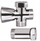 Valvul mbyllëse për lavatriçe Invena ZW-25-W20, 3/4", me zgjatim, krom