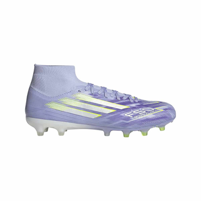 Këpucë futbolli për goca Adidas F50 Sparkfusion Pro FG AG, vjollcë