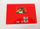 Kartolinë Krishtlindjeje Verte PROMO Gold Card, horizontale, me vulë dekorative, e kuqe