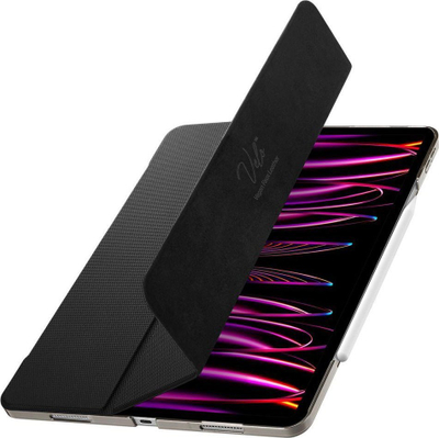 Këllëf tableti Spigen Liquid Air Folio për iPad Pro 11" 2022 2021, me stand, i zi