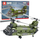 Set blloqesh Reobrix CH-47 Helicopter, 1451 pjesë, ushtarak, jeshil