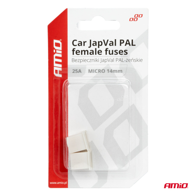 Siguresë automjeti AMiO Fuse 03452, 25A, e bardhë