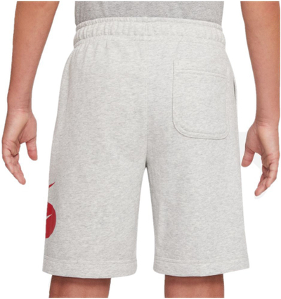 Кратки панталони Nike Sportswear, „sweat“ материјал, со лого, сиво меланж