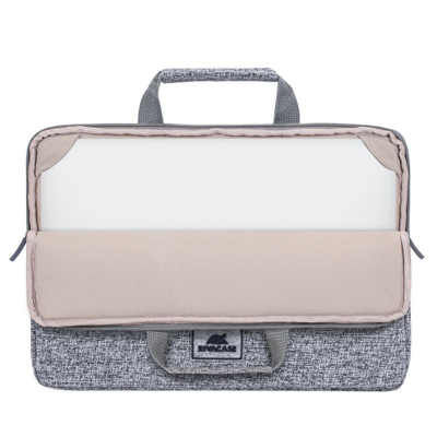 Këllëf mbrojtës për laptop RivaCase Anvik, 13.3", e hirtë
