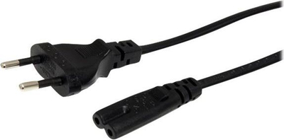 Kabllo furnizuese StarTech EU - C7, 1m, e zezë