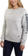 Блуза Carhartt Clarksburg Crewneck, Relaxed Fit, за жени, светло сива, XL
