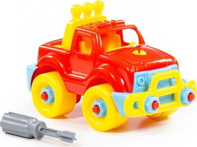 Lodër makinë Wader Polesie 78216 Jeep Blocks, shumëngjyrëshe