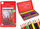 Set lapsash me ngjyra Leantoys Classic Colour, 12 ngjyra, kuti metalike e kuqe
