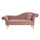 Sofa velvet Niovi krah i djathtë 187×61×82 cm (HM3008.05), rozë