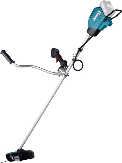 Trimer barishtesh Makita UR002GZ01, 35 cm, 550 W, me bateri, i kaltër